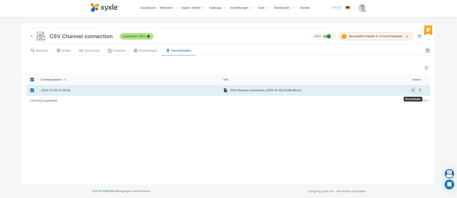 Cliquez ici pour télécharger le fichier CSV.