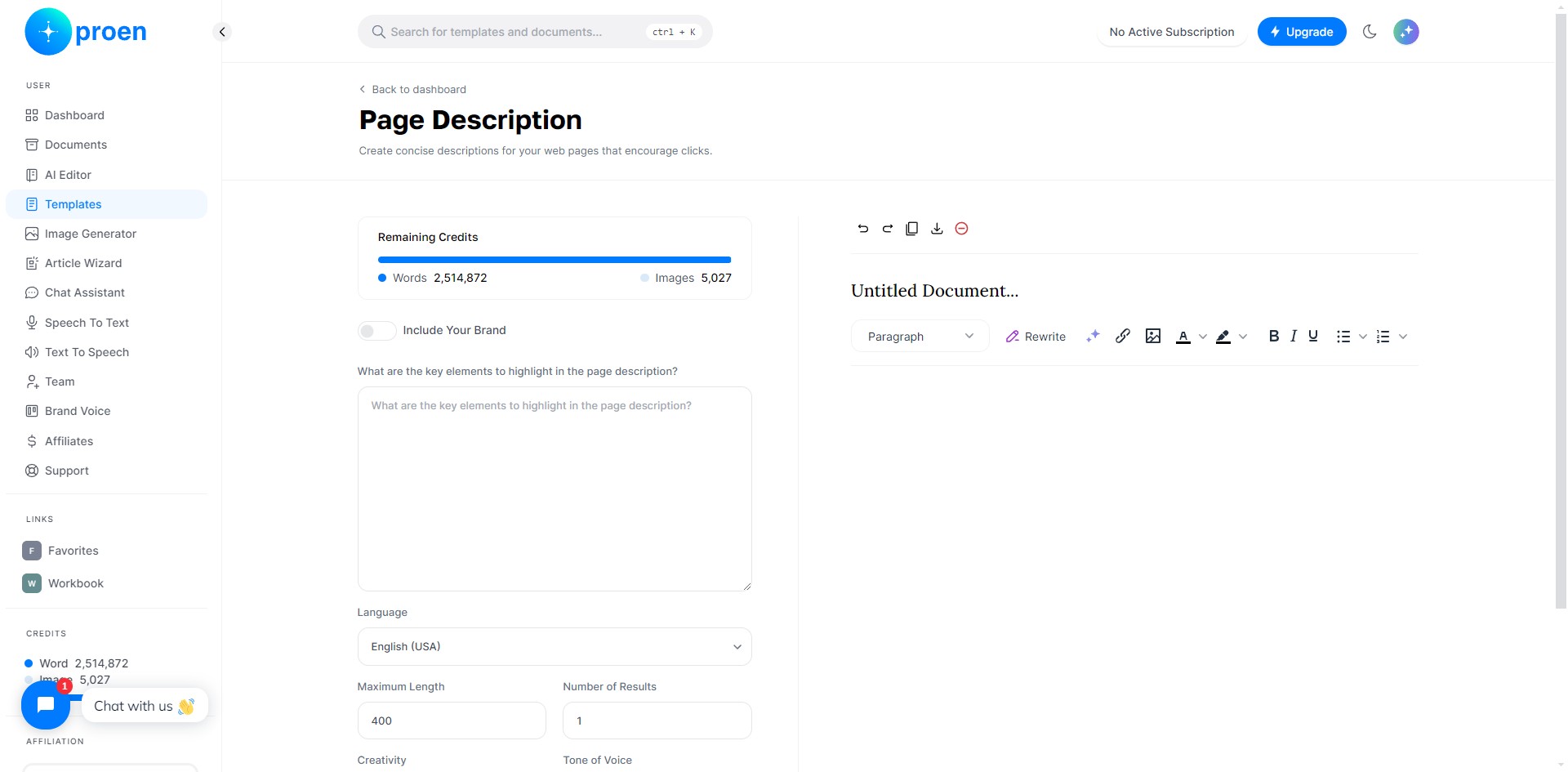 **Optional**: toggle ON "Include Your Brand"