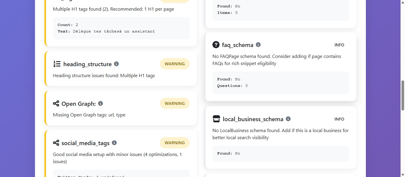 Le FAQ Schema améliore la visibilité de la page dans les résultats de recherche en affichant directement les questions et réponses sous le lien du site.