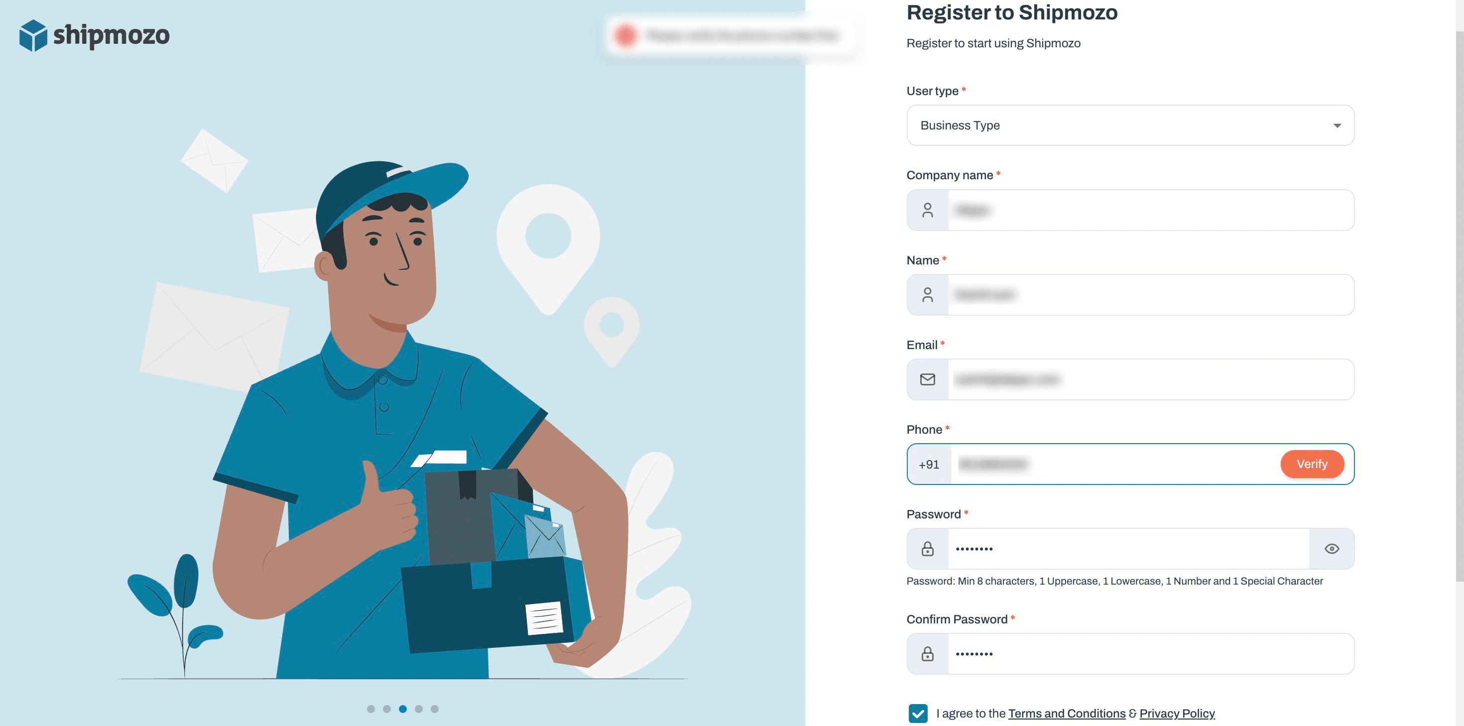 Click on "**Verify**"