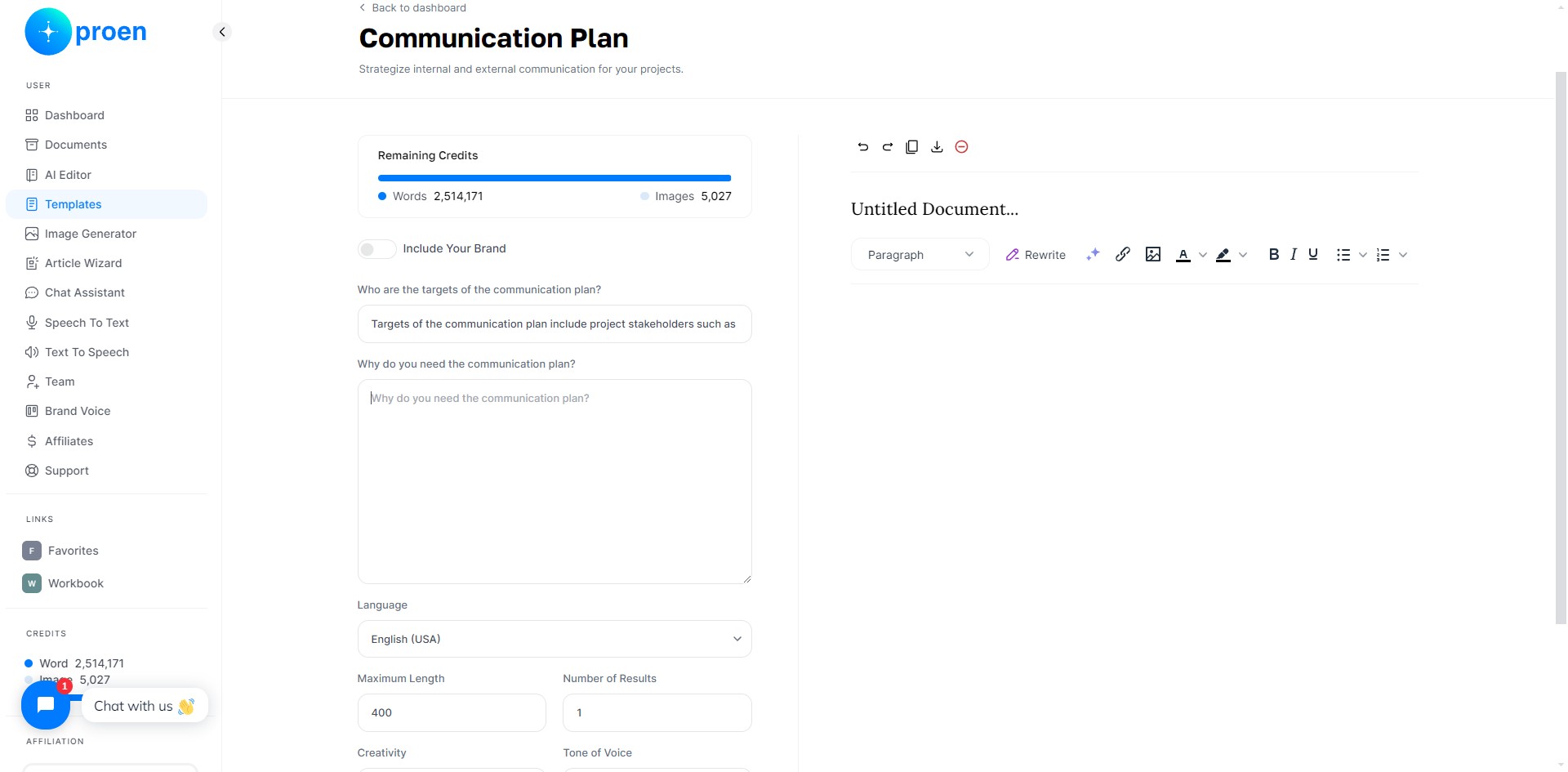 Provide the reason why you need the communication plan