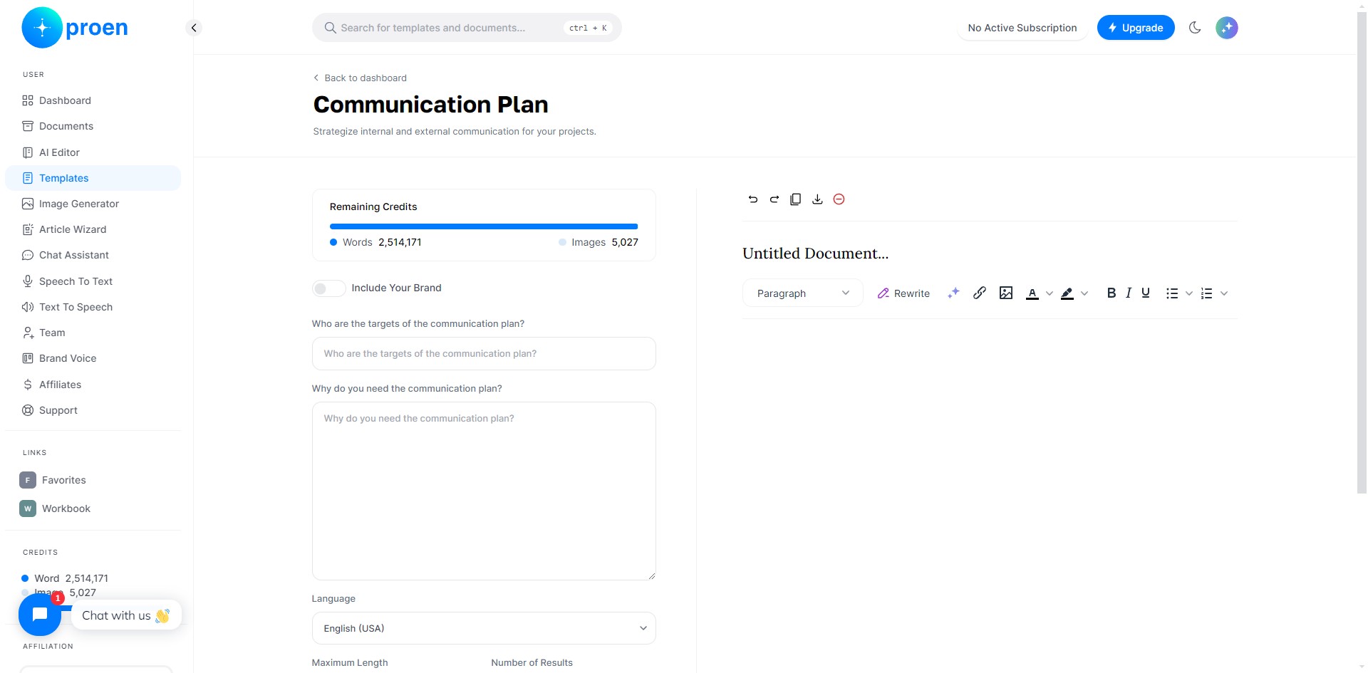 **Optional**: toggle ON "Include Your Brand"