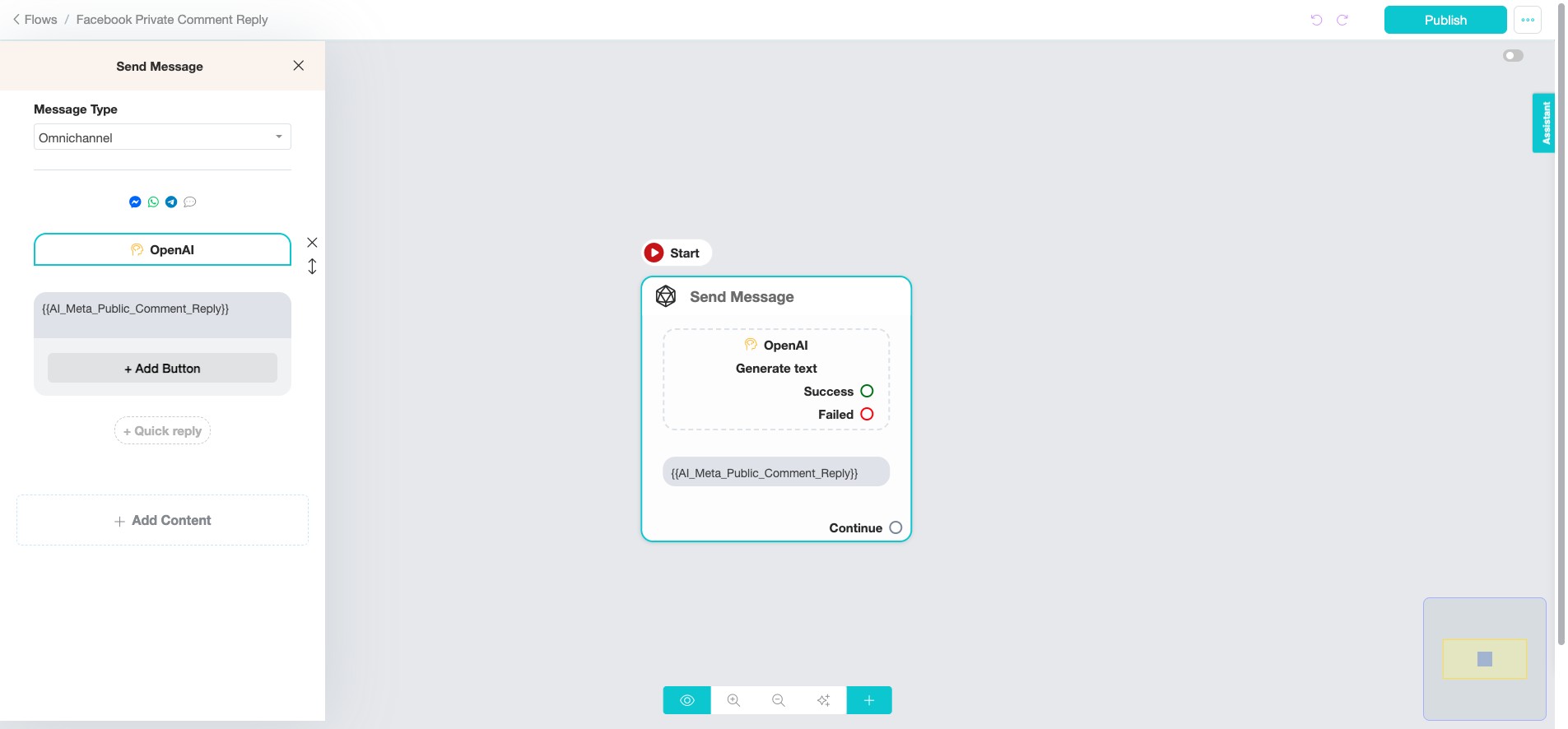 From the left pop-up, click "OpenAI".