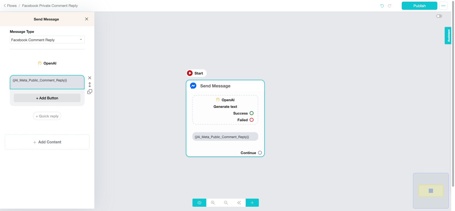 Click on the text box and insert "{" to select the designated Custom Field we created earlier.