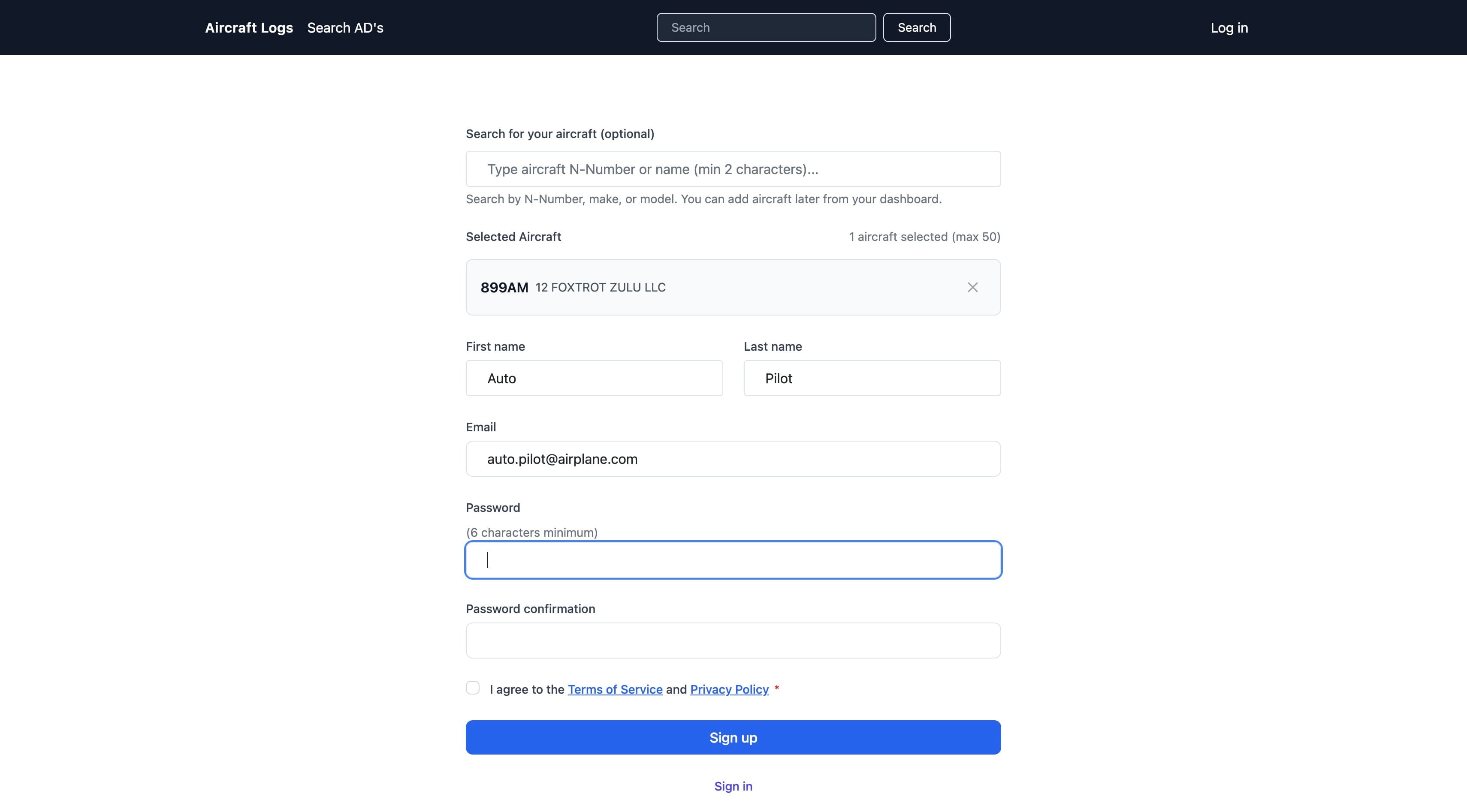Click here
Enter a password