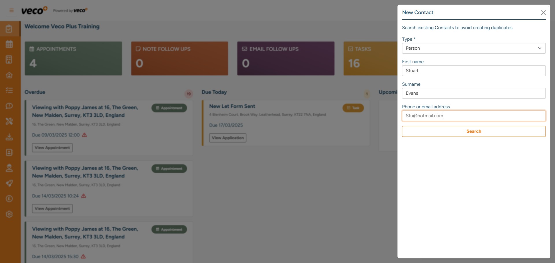 You can change ‘Type’ to ‘Company’ when adding new contact details if it is a company