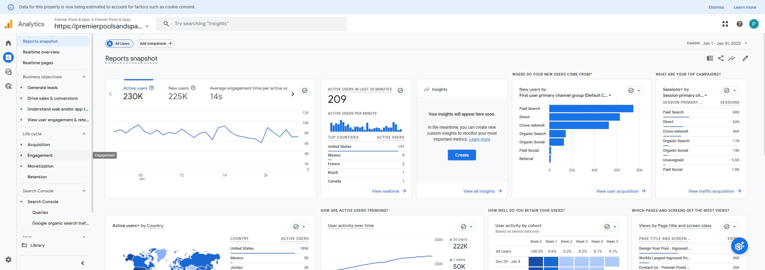 Click on "Engagement"