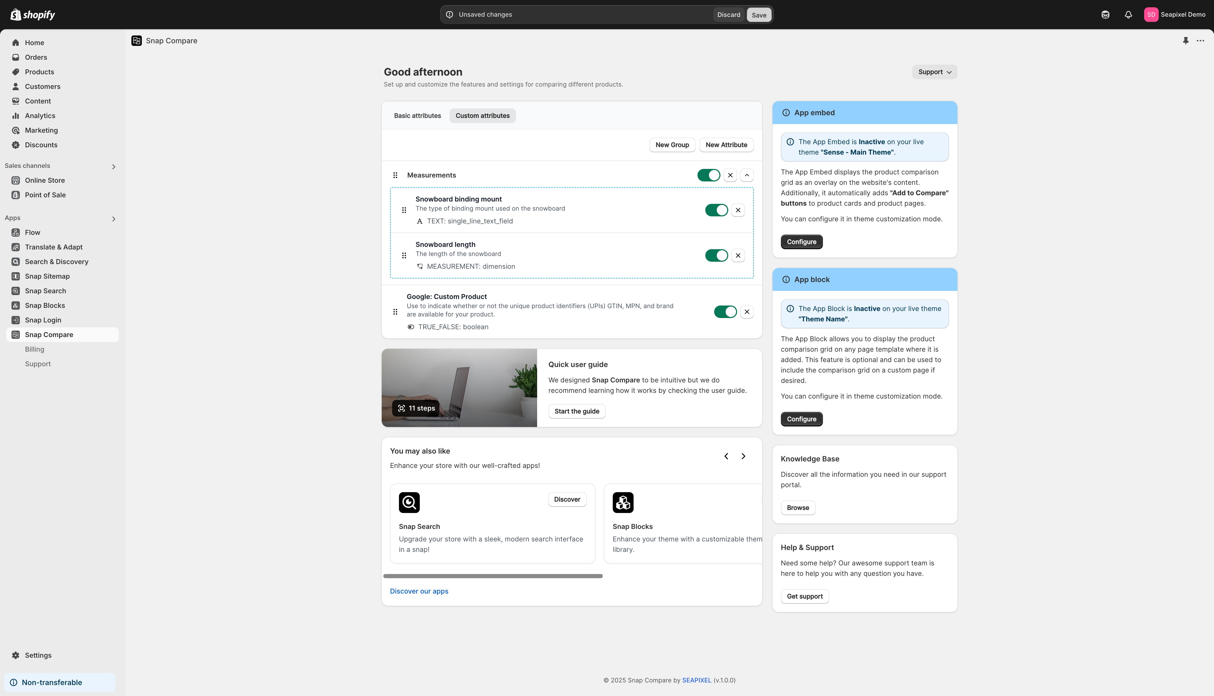 Click "Save" when you're ready to apply the changes.