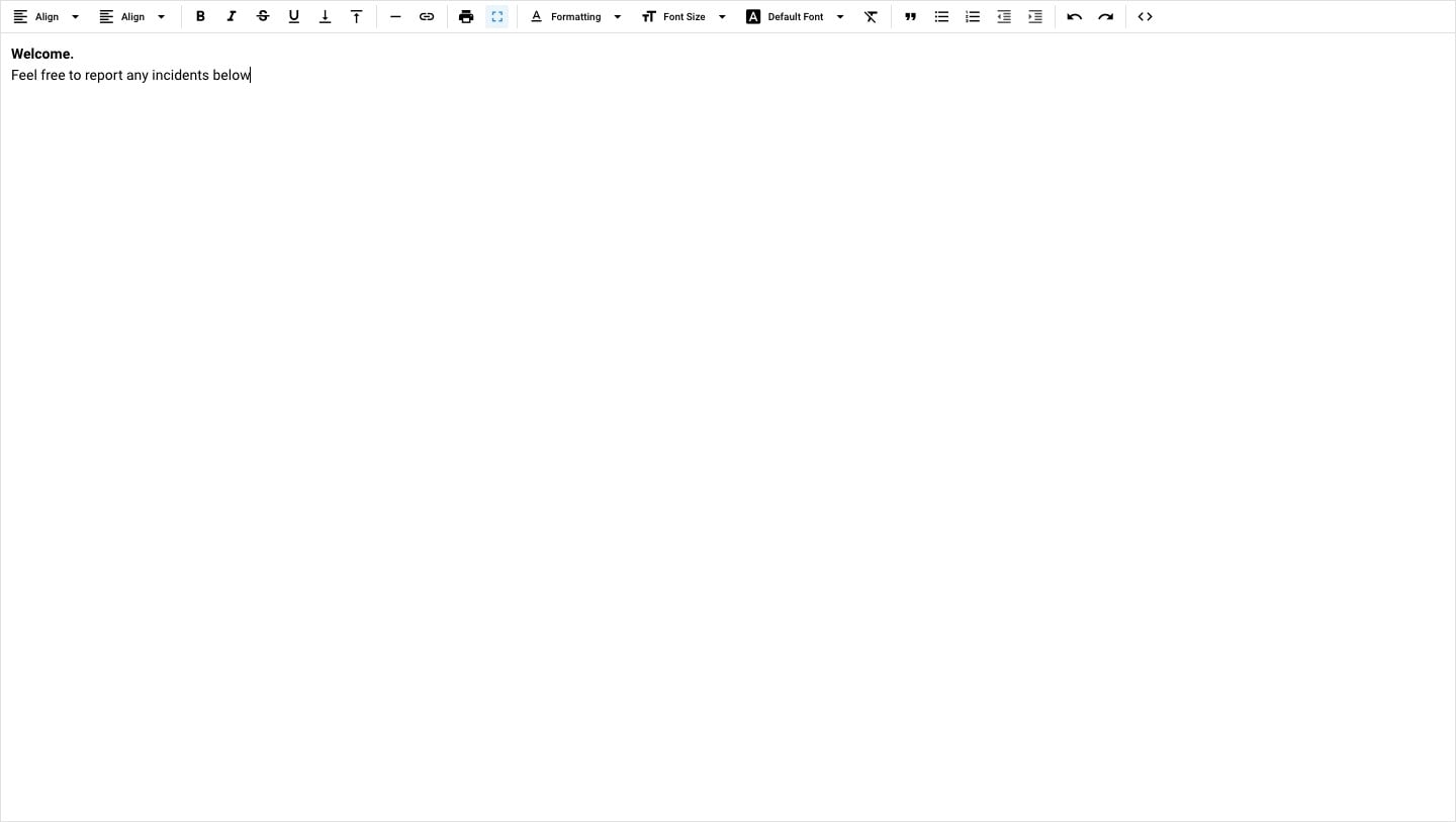 Change the message and click on this icon