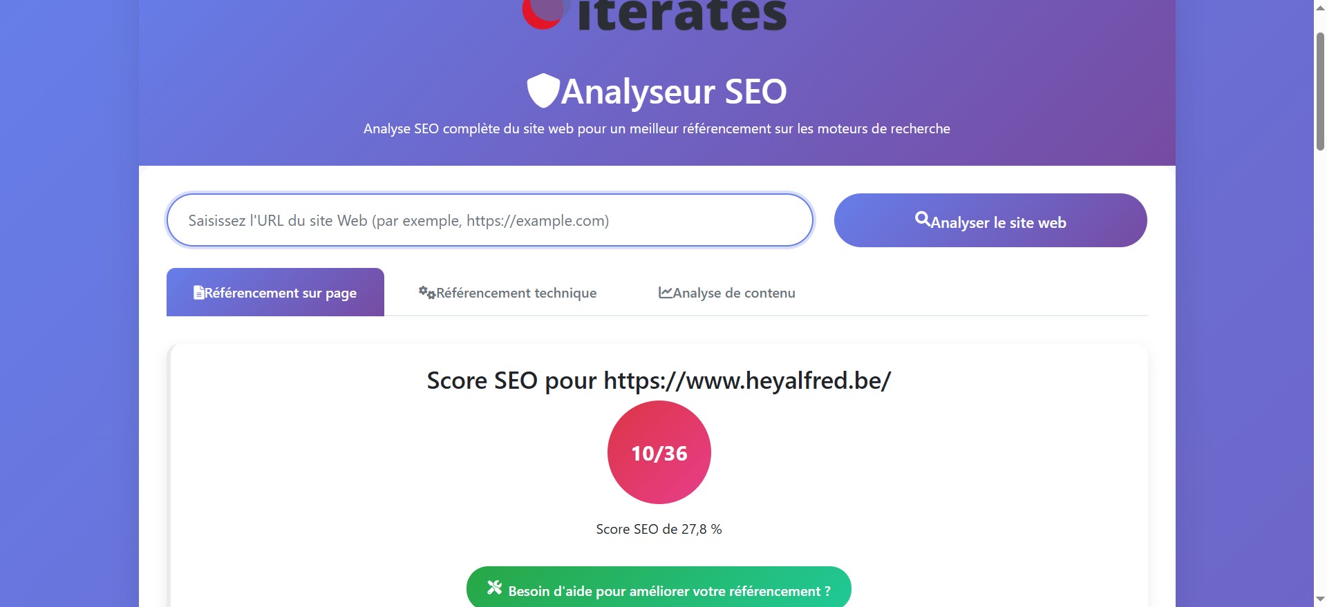 Choisissez la rubrique  "Référencement technique" ou Technical SEO