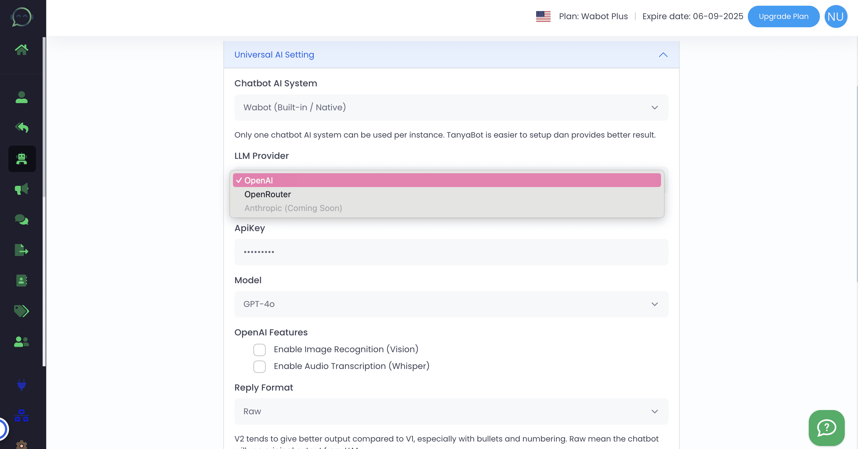 Choosing OpenAI as your LLM (language model) provider means exclusivity to OpenAI, whereas OpenRouter allows the use of multiple providers