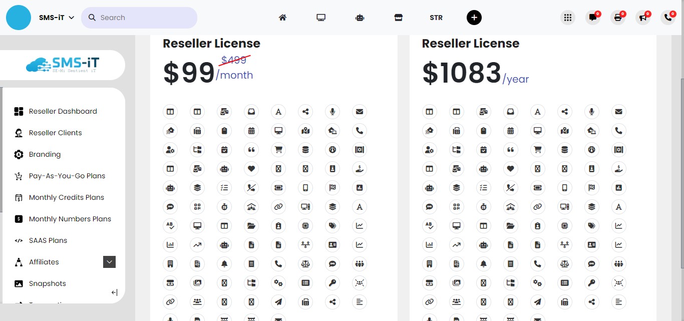 **Choose License Duration**

Review the available reseller license options
Decide between monthly or yearly licensing plans based on your business needs and budget