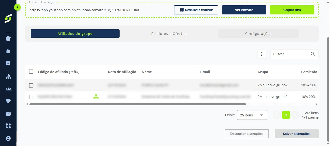 Acesse a aba Configurações.