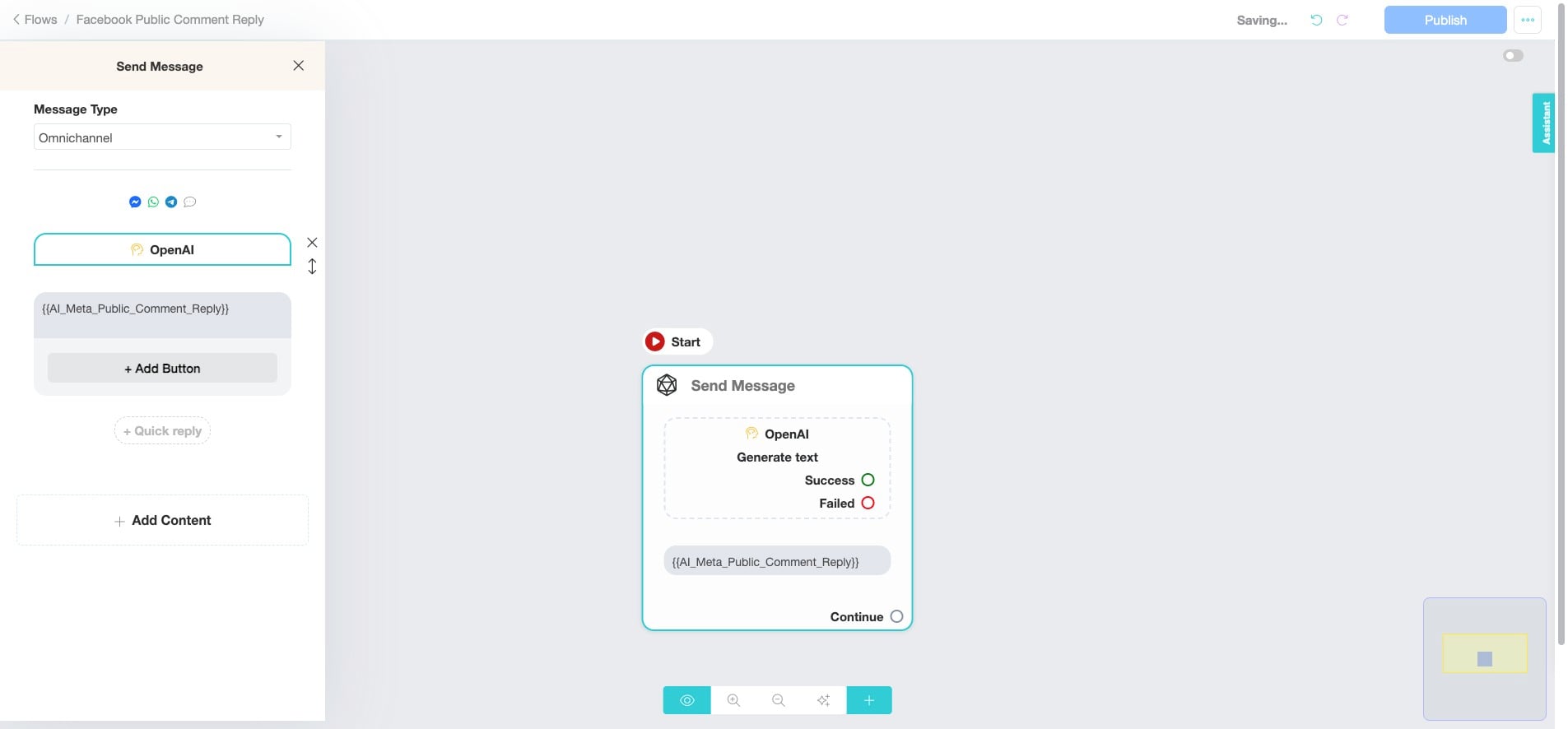 To verify if the correct Custom Field is selected, click "OpenAI".
