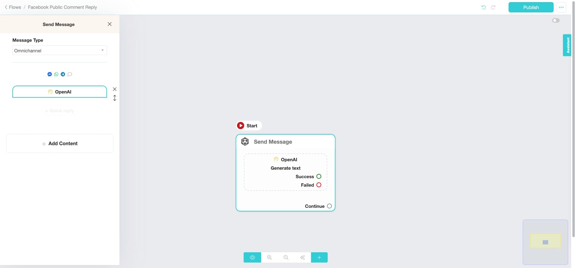 Click "OpenAI" to configure.