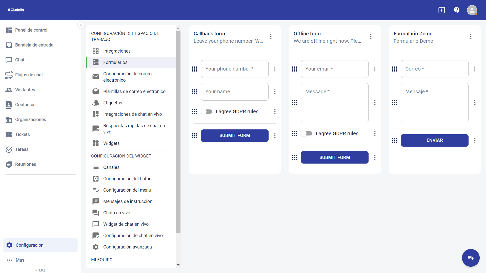 **¡Y Listo!** Ya tienes un formulario creado para ser utilizado en tu sitio web