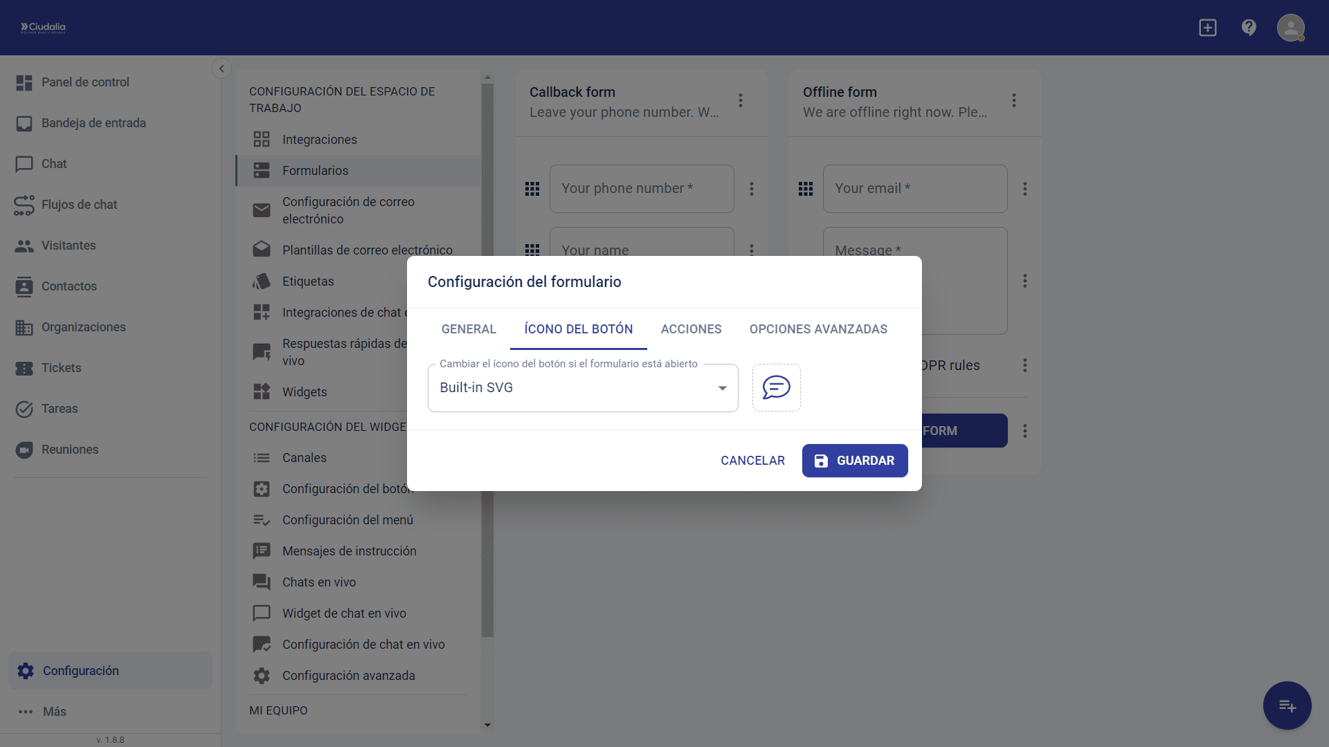 Pulsa en **Guardar**