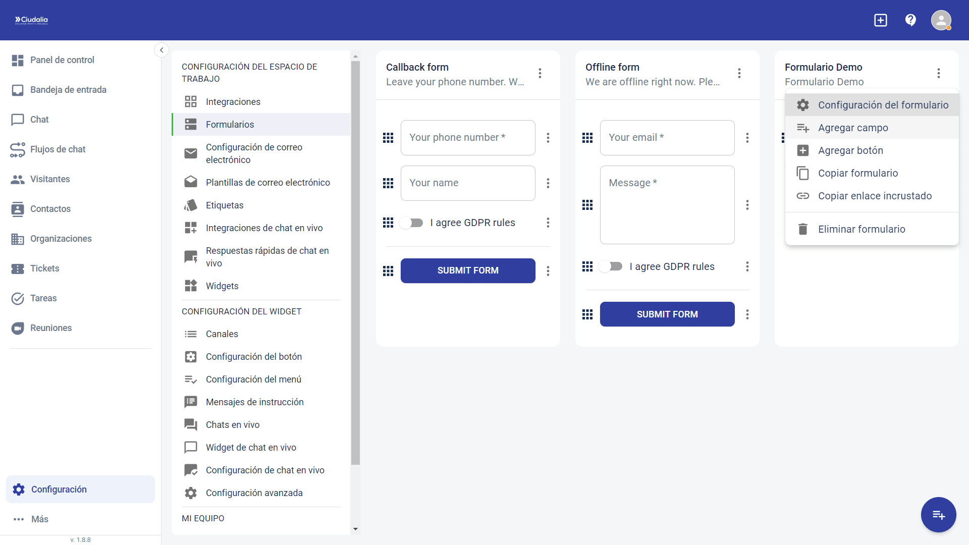 Luego en **Agregar campo**