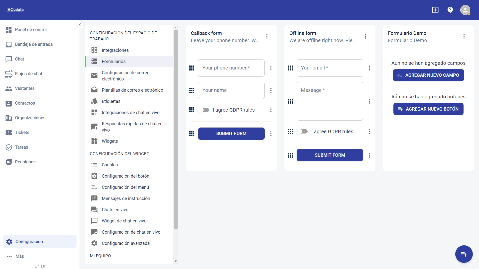Ahora pulsa en **Agregar nuevo campo**