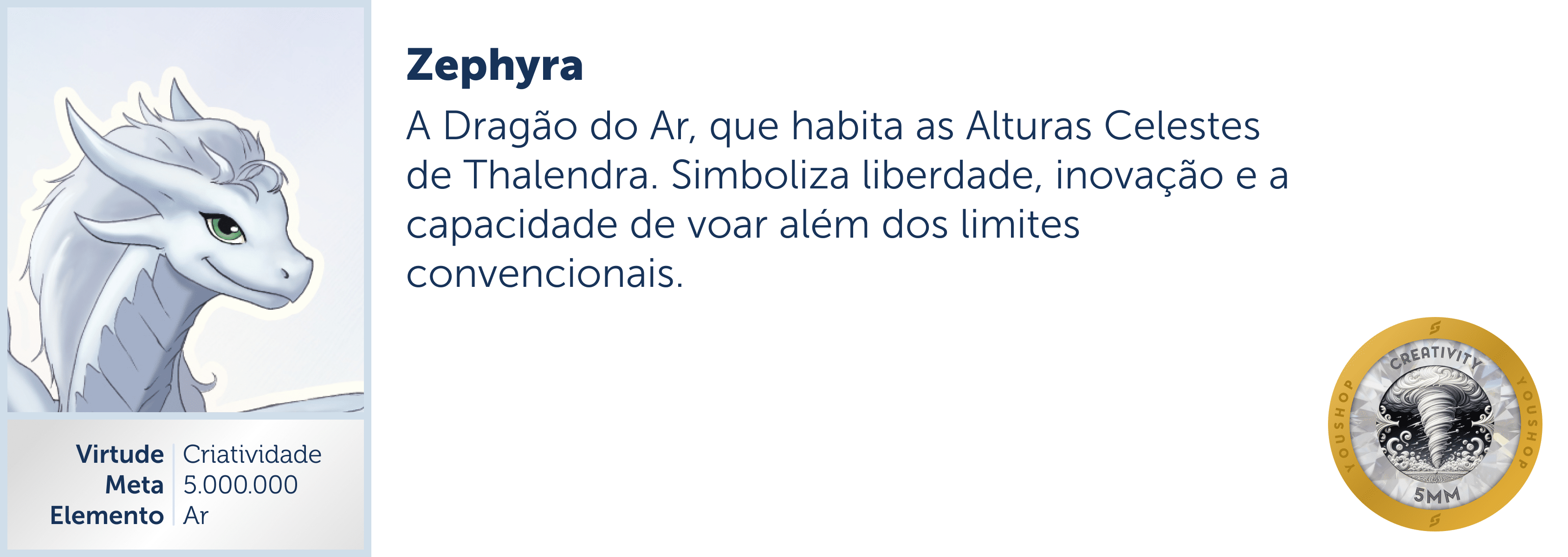 **Zephyra – Dragão do Ar** | 5MM