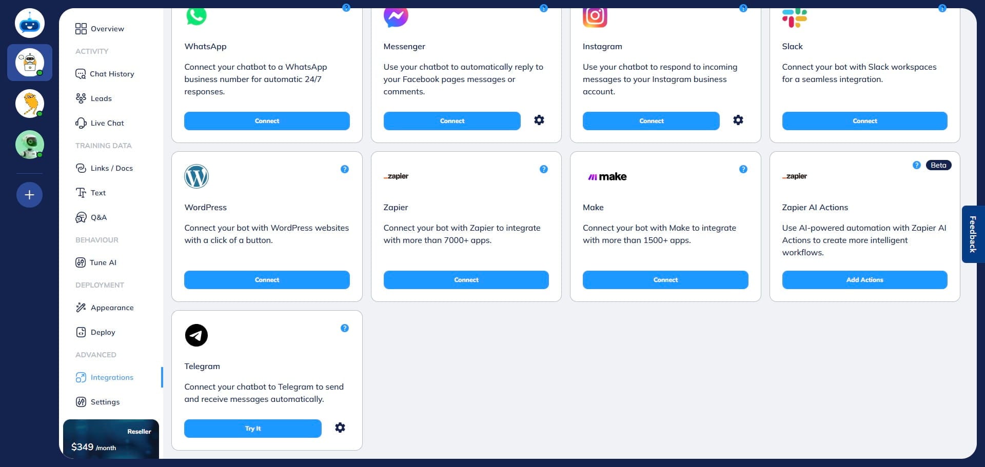 Done 🚀 You have successfully integrated your FastBots with Telegram BotFather Bot.