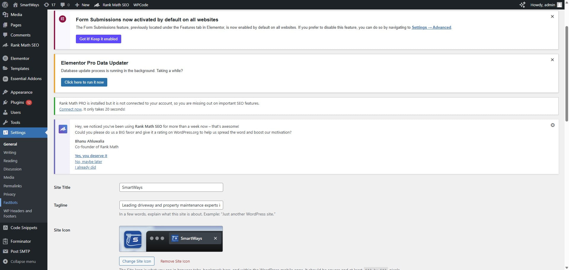 Upon clicking on the Settings button, you will see the "Fastbots" in the sub-menu. Click on it to open the installed plugin.
