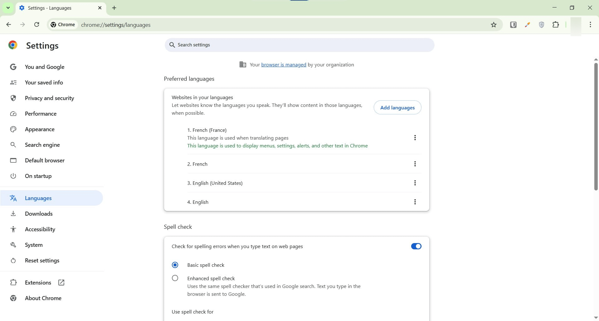 ## Accéder aux données de navigation
&nbsp;
Clique sur **Confidentialité et sécurité**
&nbsp;
